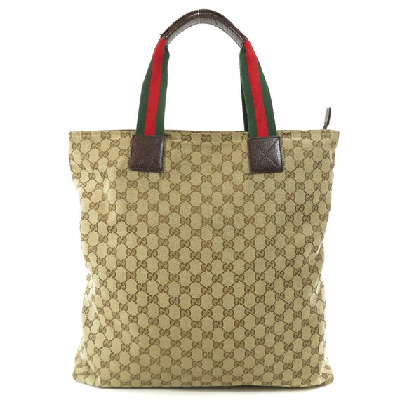 Gucci GG Pattern Canvas Tote Bag - Picture 2 of 10